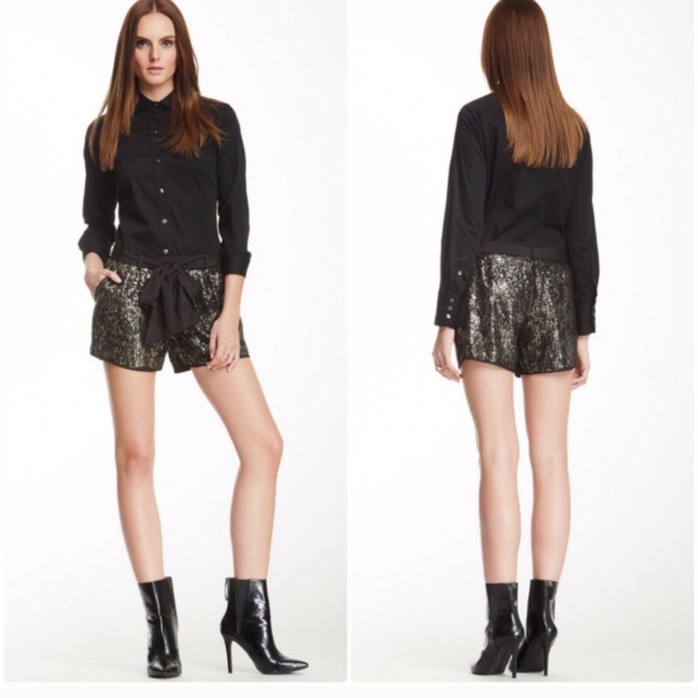 BCGB Maxazria Dressy Sequin Shorts